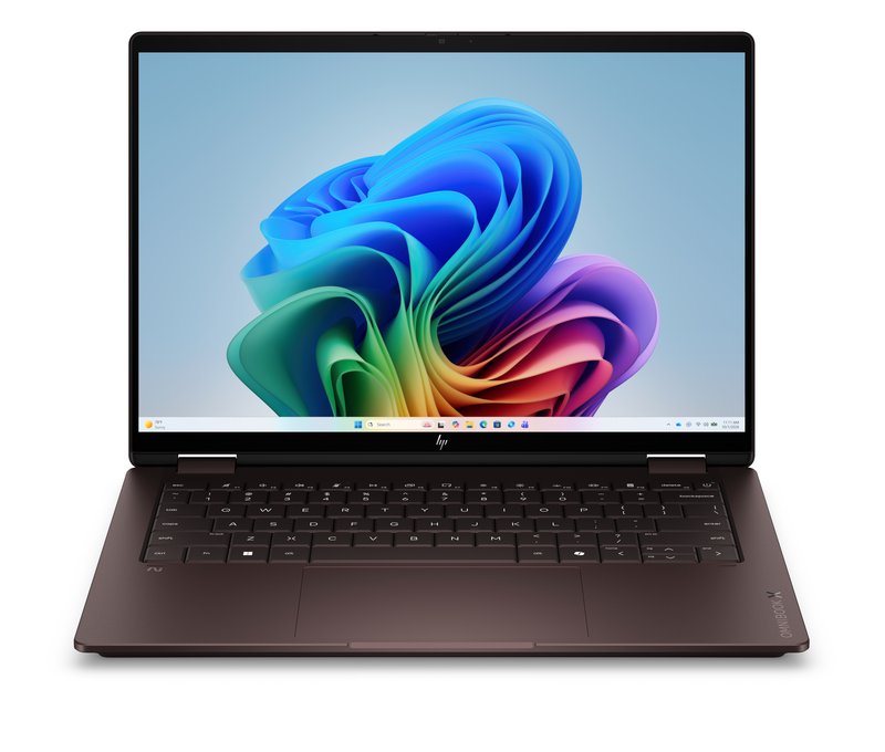 HP OmniBook X Flip x360 14-kc0011nnx - Ryzen AI 5 430, 16GB LPDDR5X 8000 on-board, 512GB, AMD Radeon 840M Graphics, Touch/14.0 2K (1920x1200), 5MP IR TNR, Not Included 65W AC Adapter, Deep Espresso, Win 11 Home, 1 years - Image 1