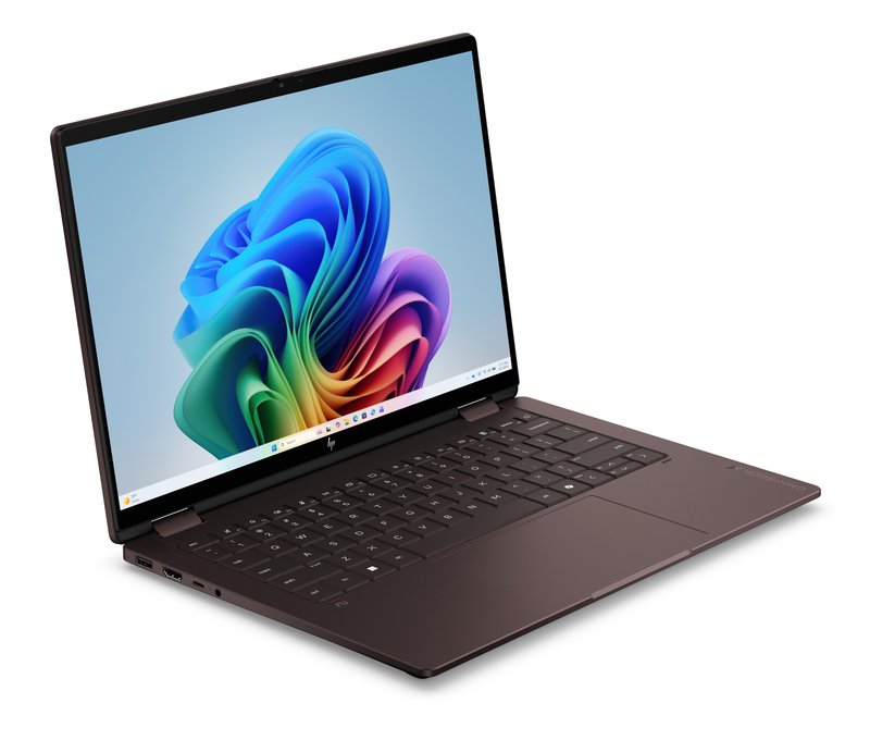 HP OmniBook X Flip x360 14-kc0011nnx - Ryzen AI 5 430, 16GB LPDDR5X 8000 on-board, 512GB, AMD Radeon 840M Graphics, Touch/14.0 2K (1920x1200), 5MP IR TNR, Not Included 65W AC Adapter, Deep Espresso, Win 11 Home, 1 years thumbnail 2