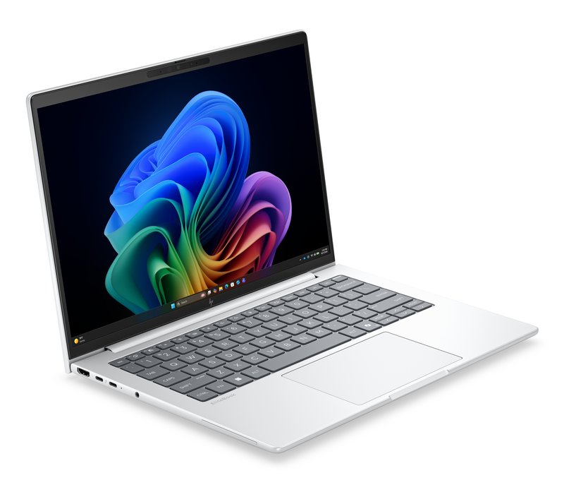HP EliteBook 8 G2i 14 - Ultra 5-325, 32GB, 512GB SSD, 14 WUXGA 400-nit AG, 5MP IR cam, 4G/5G Modem, Smartcard, FPR, Nordic backlit keyboard, 68Wh, Glacier Silver, Win 11 Pro, 3 years thumbnail 2