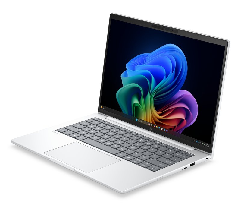 HP EliteBook 8 G2i 14 - Ultra 5-325, 32GB, 512GB SSD, 14 WUXGA 400-nit AG, 5MP IR cam, 4G/5G Modem, Smartcard, FPR, Nordic backlit keyboard, 68Wh, Glacier Silver, Win 11 Pro, 3 years thumbnail 4