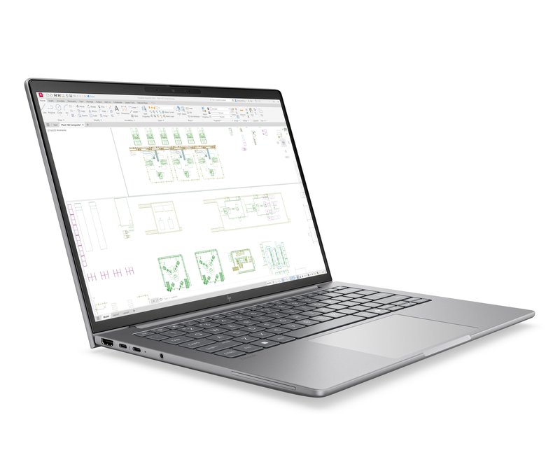 HP ZBook 8 G2i 14 - Ultra X9-388H, 64GB, 1TB SSD, 14 WQXGA 500-nit AG, 5MP IR cam, WWAN-ready, Smartcard, FPR, US backlit keyboard, 68Wh, Meteor Silver, Win 11 Pro, 3 years thumbnail 2