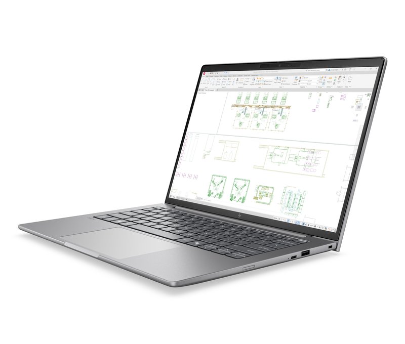 HP ZBook 8 G2i 14 - Ultra X9-388H, 64GB, 1TB SSD, 14 WQXGA 500-nit AG, 5MP IR cam, WWAN-ready, Smartcard, FPR, US backlit keyboard, 68Wh, Meteor Silver, Win 11 Pro, 3 years thumbnail 4