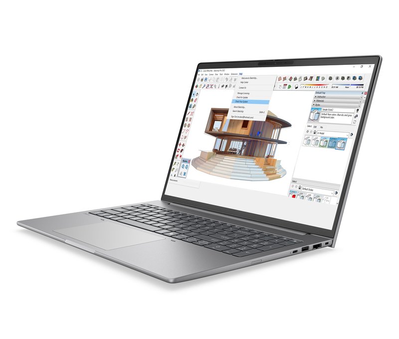HP ZBook 8 G2a 16 - Ryzen AI 9 HX PRO 470, 32GB, 512GB SSD, 16 WUXGA 400-nit AG, 5MP IR cam, WWAN-ready, Smartcard, US backlit keyboard, 68Wh, Meteor Silver, Win 11 Pro, 3 years thumbnail 4