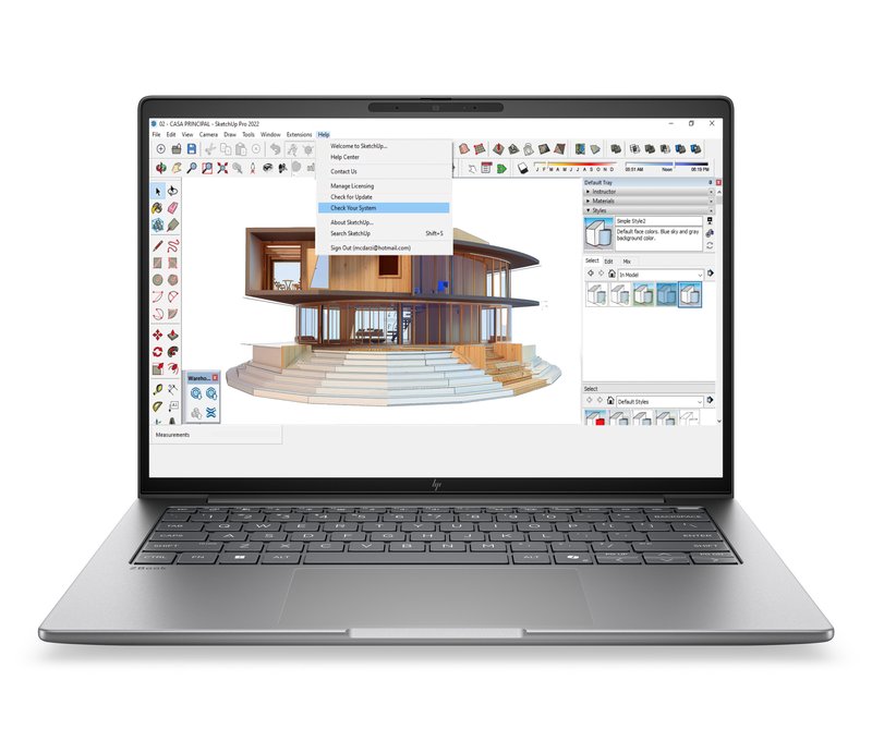 HP ZBook 8 G2a 14 - Ryzen AI 9 HX PRO 470, 32GB, 512GB SSD, 14 WUXGA 400-nit AG, 5MP IR cam, WWAN-ready, Smartcard, FPR, US backlit keyboard, 68Wh, Meteor Silver, Win 11 Pro, 3 years - Image 1