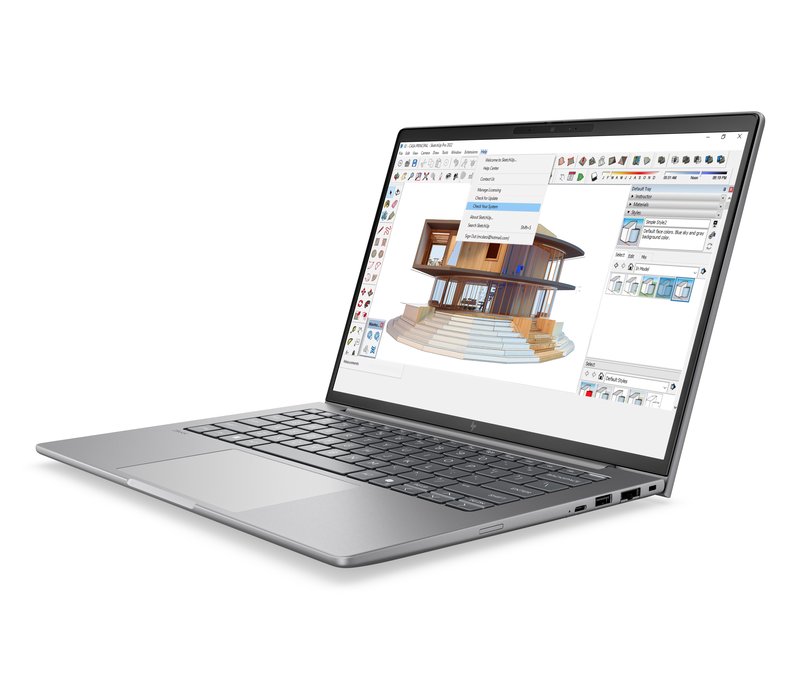 HP ZBook 8 G2a 14 - Ryzen AI 9 HX PRO 470, 32GB, 512GB SSD, 14 WUXGA 400-nit AG, 5MP IR cam, WWAN-ready, Smartcard, FPR, US backlit keyboard, 68Wh, Meteor Silver, Win 11 Pro, 3 years thumbnail 4
