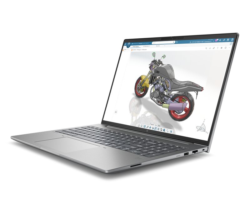 HP ZBook X G2i 16 - Ultra 7-356H, 32GB, 1TB SSD, 16 WUXGA 400-nit AG, RTX PRO 2000 Blackwell 8GB, 5MP IR cam, WWAN-ready, Smartcard, FPR, US backlit keyboard, 96Wh, Meteor Silver, Win 11 Pro, 3 years thumbnail 4