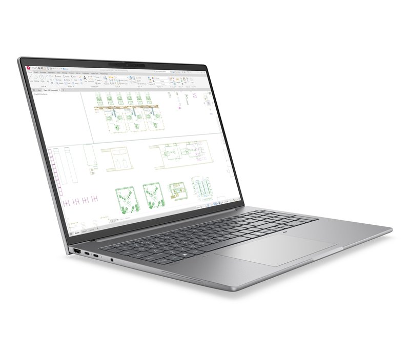HP ZBook 8 G2i 16 - Ultra X7-358H, 32GB, 512GB SSD, 16 WUXGA 400-nit AG, 5MP IR cam, WWAN-ready, Smartcard, FPR, Nordic backlit keyboard, 68Wh, Meteor Silver, Win 11 Pro, 3 years thumbnail 2