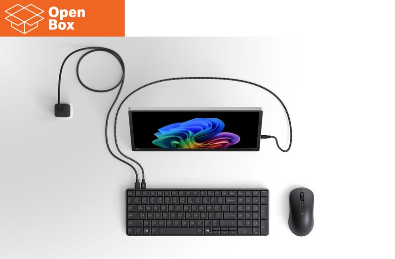 HP EliteBoard G1a AI - OPENBOX - Ryzen 5 340, 16GB, 512GB SSD, WiFi & BT, FPR, US Backlit Spill Resistant keyboard, 675M mouse, 32Wh, Win 11 Pro, 3 Years thumbnail 3