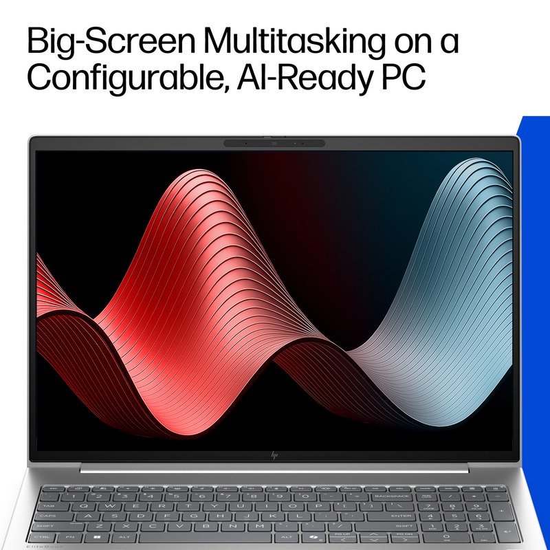 HP EliteBook 6 G2a 16 - Ryzen 5 230, 16GB, 512GB SSD, 16 WUXGA 300-nit AG, 5MP IR cam, NO WWAN-readyness, Smartcard, FPR, US backlit keyboard, 68Wh, Pike Silver, Win 11 Pro, 3 years thumbnail 9