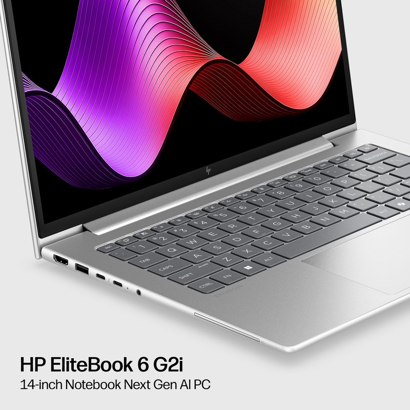 HP EliteBook 6 G2i 14 - Ultra 5-322, 16GB, 512GB SSD, 14 WUXGA Privacy AG, 5MP IR cam, NO WWAN-readyness, Smartcard, FPR, EST backlit keyboard, 68Wh, Pike Silver, Win 11 Pro, 3 years thumbnail 9