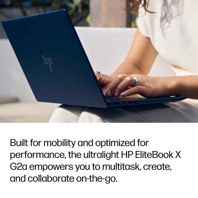HP EliteBook X G2a 14 - Ryzen AI 5 435, 32GB, 512GB SSD, 14 WUXGA 500-nit Touch AG, 5MP IR cam, 4G/5G Modem, FPR, Nordic backlit keyboard, 56Wh, Atmospheric Blue, Win 11 Pro, 3 years thumbnail 9