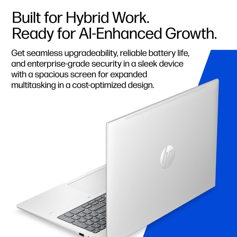 HP ProBook 4 G2i 16 - Core 7-350, 32GB, 512GB SSD, 16 WUXGA 300-nit AG, 1080p non-IR cam, NO WWAN-readyness, FPR, US backlit keyboard, 48Wh, Pike Silver, Win 11 Pro, 1 years thumbnail 9