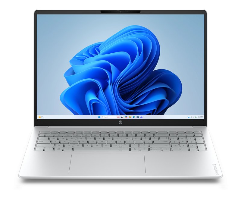 OmniBook 3 16-by0005nyx - Ryzen 5 130, 16GB, 512GB, 16.0 2K (1920x1200), Glacier Silver FF, Not Included 45W AC Adapter, Win 11 Home, 1 years - Image 1
