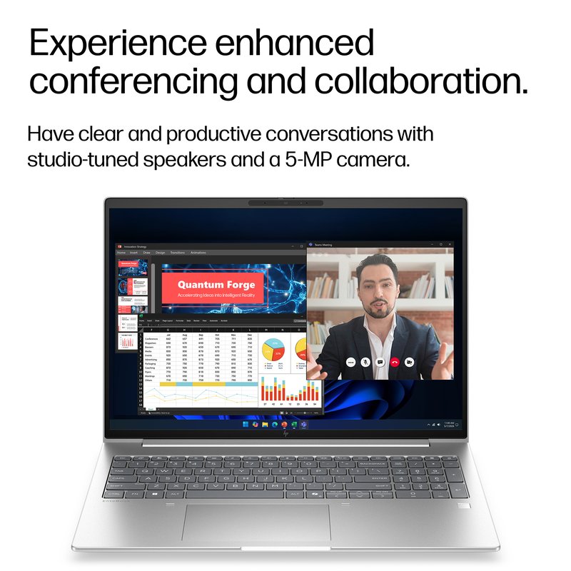 HP EliteBook 6 G2i 14 - Core 5-320, 16GB, 512GB SSD, 14 WUXGA Privacy AG, 5MP IR cam, NO WWAN-readyness, Smartcard, FPR, ESTONIAN backlit keyboard, 56Wh, Pike Silver, Win 11 Pro, 3 years thumbnail 9