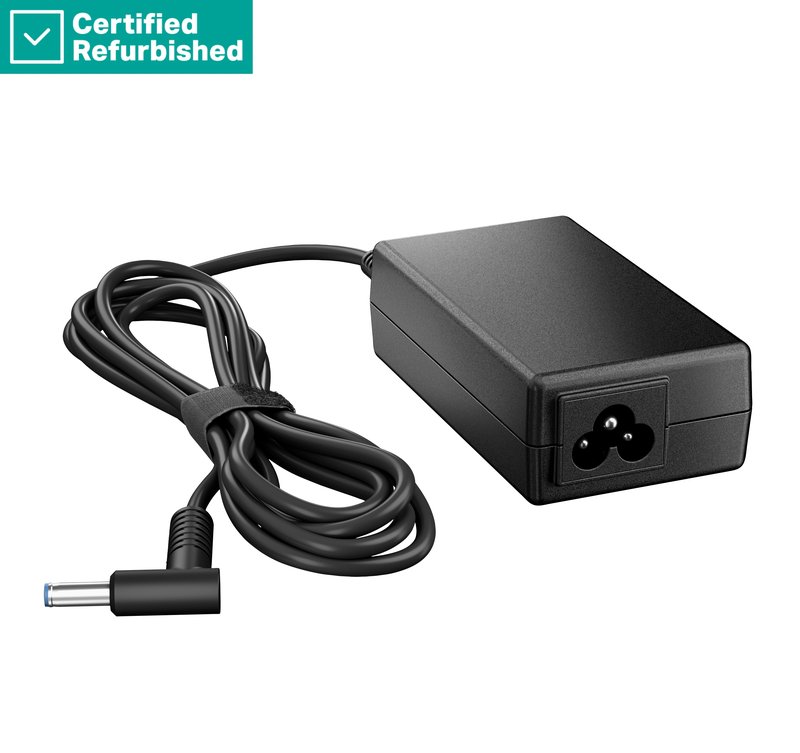 RENEW GOLD HP 65W Smart AC Power Adapter Notebook Charger 4.5mm barrel tip w/ 7.4mm dongle / fits HP 200-series, ProBook 400/600-series, EliteBook 700/800-series thumbnail 2
