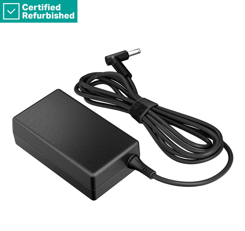 RENEW GOLD HP 65W Smart AC Power Adapter Notebook Charger 4.5mm barrel tip w/ 7.4mm dongle / fits HP 200-series, ProBook 400/600-series, EliteBook 700/800-series thumbnail 3