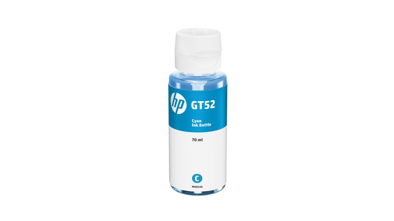 HP GT52 Cyan Ink Bottle, 8000 pages, for HP DeskJet GT series, Cronos - Image 1