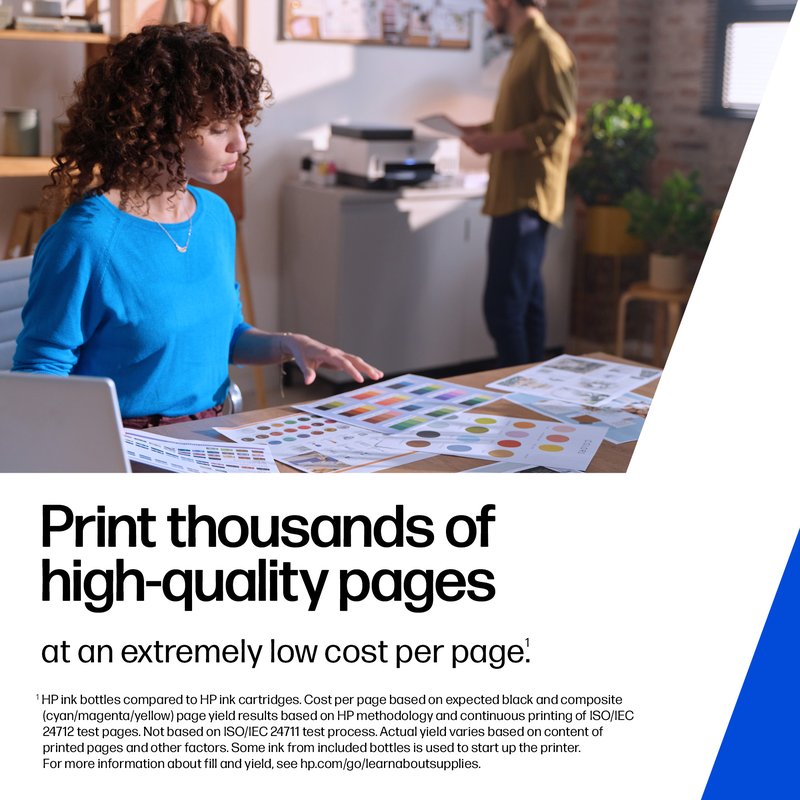 HP GT52 Yellow Ink Bottle, 8000 pages, for HP DeskJet GT series, Cronos thumbnail 3