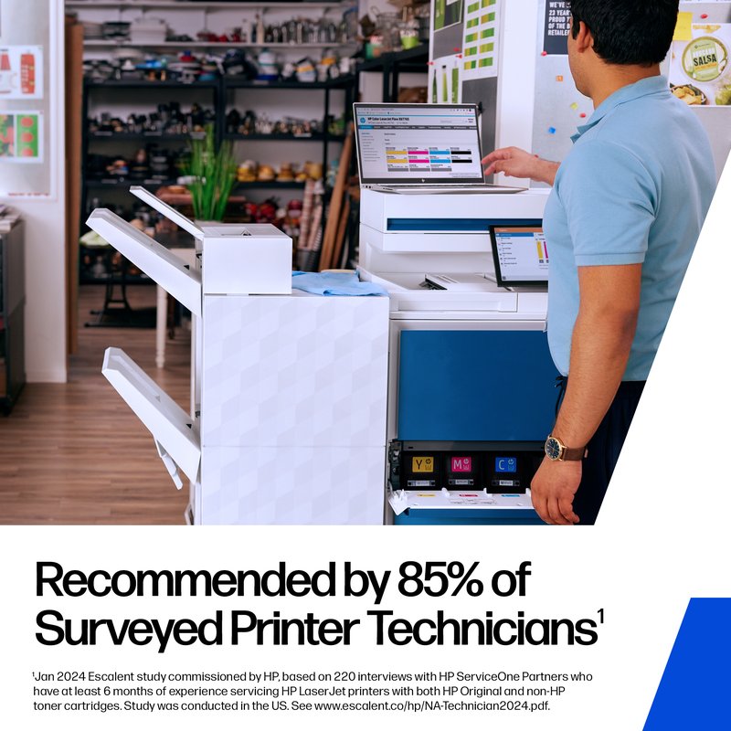 HP Extra High Capacity Magenta Contract Toner Cartridge, 5500 pages, w/TerraJet Technology, for HP Color LaserJet Pro 4201, Color LaserJet Pro 4203 thumbnail 4