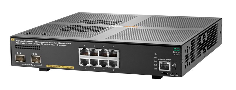 Aruba 2930F 8G PoE+ 2SFP+ Switch thumbnail 2