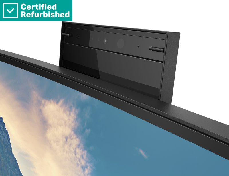 RENEW SILVER HP E34m G4 Curved Conferencing Monitor - 34" 3440x1440 WQHD 400-nit 75Hz AG, Curved, VA, USB-C(65W)/HDMI/DisplayPort, 4x USB-A, speakers, 5MP webcam, RJ-45 LAN, height adjustable/tilt/swivel, 1 years thumbnail 5