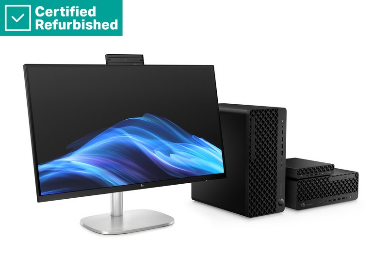RENEW SILVER HP EliteDesk 8 G1i Mini - Ultra 9-285, 64GB, 1TB SSD, USB Mouse, Win 11 Home, 1 years thumbnail 2