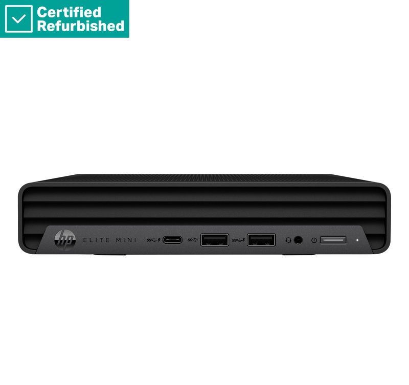 RENEW SILVER HP Elite 800 G9 Mini - i5-14500T, 8GB, 256GB SSD, USB Mouse, Win 11 Pro, 1 years - Image 1