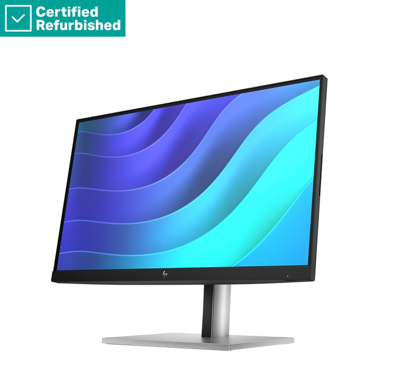 RENEW SILVER HP E22 G5 FHD Monitor - 21.5" 1920x1080 FHD 250-nit 75Hz AG, IPS, HDMI/DisplayPort, 4x USB-A, height adjustable/tilt/swivel/pivot, 1 years thumbnail 3