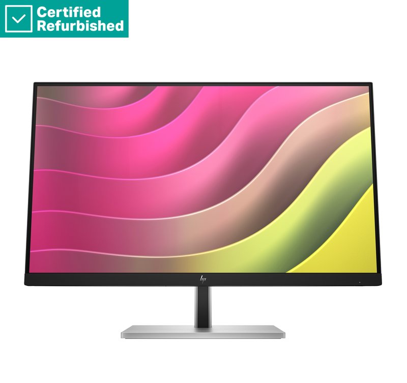 RENEW SILVER HP E24t G5 FHD Touch Monitor - 23.8" 1920x1080 FHD 300-nit Touch 75Hz AG, IPS, HDMI/DisplayPort, 4x USB-A, height adjustable/tilt/swivel/pivot, 1 years - Image 1