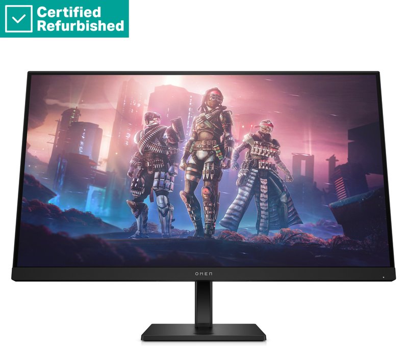 RENEW GOLD OMEN by HP 32q QHD Gaming Monitor - 31.5" 2560x1440 QHD 400-nit 165Hz AG, IPS HDR 400, 2x HDMI/DisplayPort, height adjustable/tilt/pivot, 1 years - Image 1