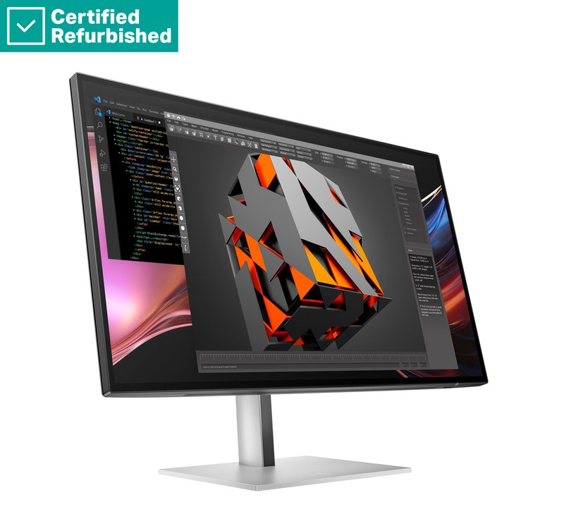 RENEW SILVER HP 727pu Series 7 Pro QHD TB4 Charging Monitor - 27" 2560x1440 QHD 400-nit 120Hz AG, IPS Black HDR 400, USB-C(100W/15W)/HDMI/DisplayPort Daisy-Chain, 5x USB-A, RJ-45 LAN, height adjustable/tilt/swivel/pivot, 1 years thumbnail 2