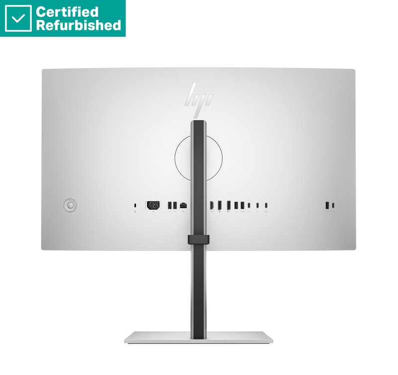 RENEW SILVER HP 727pm Series 7 Pro 4K Conferencing Monitor - 27" 3840x2160 UHD 400-nit 60Hz AG, IPS Black HDR 400, USB-C(100W/15W)/HDMI/DP Daisy-Chain, 5x USB-A, speakers, 5MP webcam, RJ-45 LAN, height adjustable/tilt/swivel/pivot, 1 years thumbnail 4