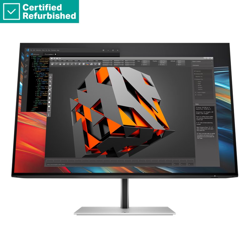 RENEW SILVER HP 724pn Series 7 Pro WUXGA Monitor - 24" 1920x1200 WUXGA 350-nit 100Hz AG, IPS, HDMI/DisplayPort/DisplayPort-out, 4x USB-A, No, height adjustable/tilt/swivel/pivot, 1 years (replaces Z24n G3) - Image 1
