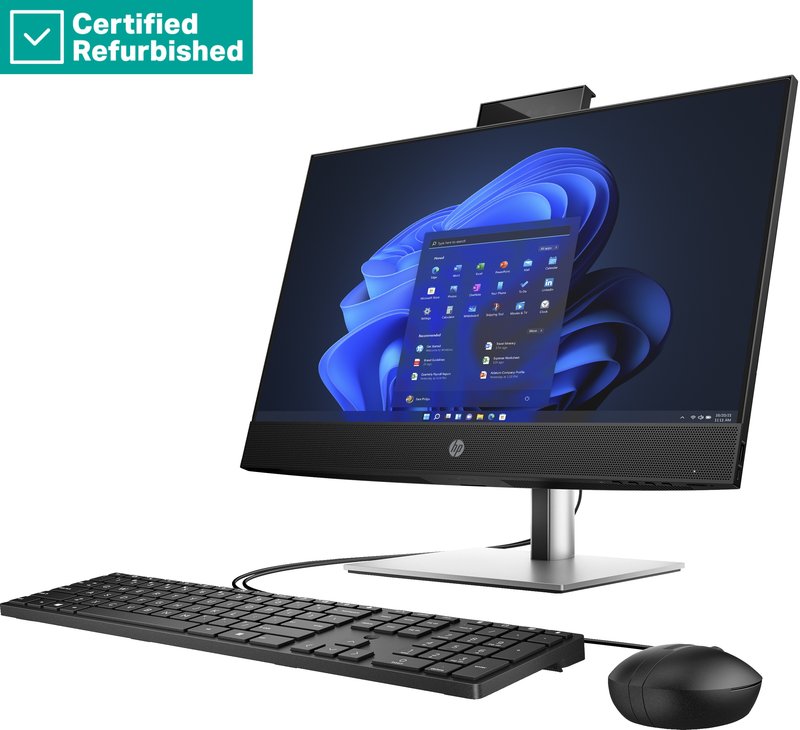 RENEW SILVER HP Pro 440 G9 AIO All-In-One - i7-13700T, 16GB, 512GB SSD, 23.8 FHD Non-Touch AG, Height Adjustable, USB Mouse, Win 11 Pro, 1 years thumbnail 2