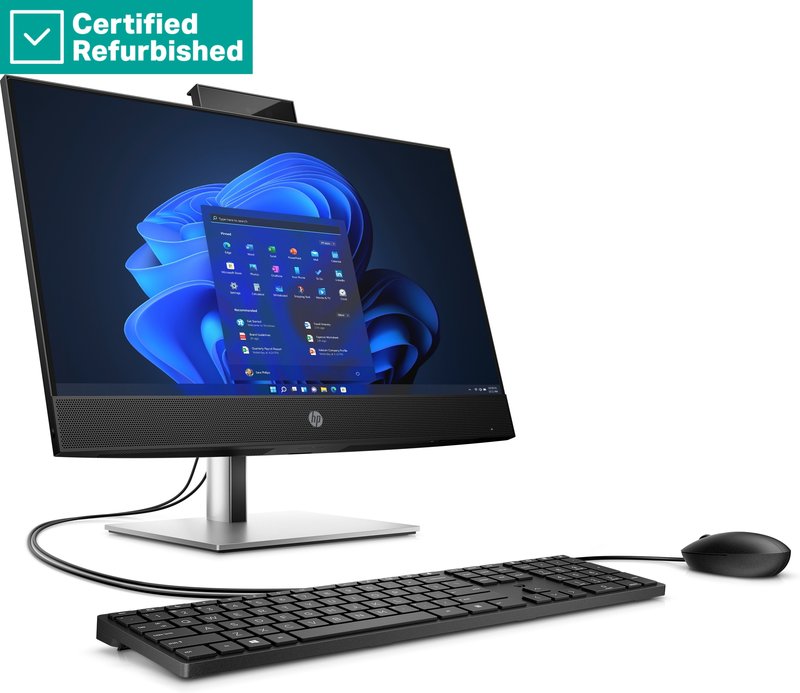 RENEW SILVER HP Pro 440 G9 AIO All-In-One - i7-13700T, 16GB, 512GB SSD, 23.8 FHD Non-Touch AG, Height Adjustable, USB Mouse, Win 11 Pro, 1 years thumbnail 3