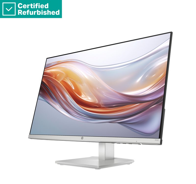 RENEW SILVER HP 524sh Series 5 FHD Monitor - 23.8" 1920x1080 FHD 300-nit 100Hz AG, IPS, HDMI/VGA, height adjustable/tilt, 1 years thumbnail 3