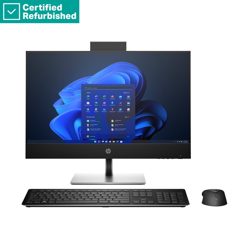RENEW SILVER HP Pro 440 G9 AIO All-In-One - i5-13500T, 16GB, 256GB SSD, 23.8 FHD Touch AG, Height Adjustable, No Mouse, Win 11 Pro, 1 years - Image 1
