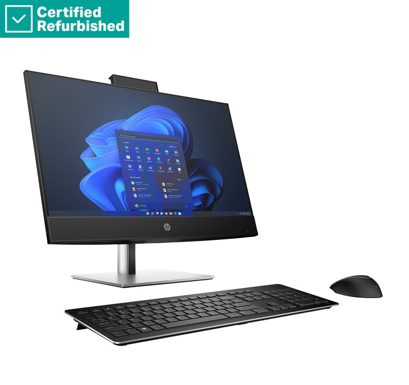 RENEW SILVER HP Pro 440 G9 AIO All-In-One - i5-13500T, 16GB, 256GB SSD, 23.8 FHD Touch AG, Height Adjustable, No Mouse, Win 11 Pro, 1 years thumbnail 2