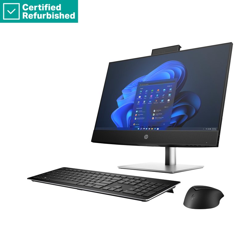 RENEW SILVER HP Pro 440 G9 AIO All-In-One - i5-13500T, 16GB, 256GB SSD, 23.8 FHD Touch AG, Height Adjustable, No Mouse, Win 11 Pro, 1 years thumbnail 4