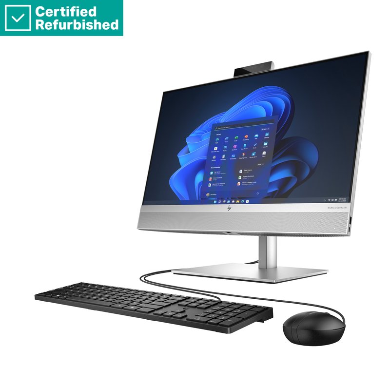 RENEW SILVER HP Elite 840 G9 AIO All-In-One 24 - i5-14500, 16GB, 512GB SSD, 23.8 FHD Non-Touch AG, Height Adjustable, USB Mouse, Win 11 Pro, 1 years thumbnail 4