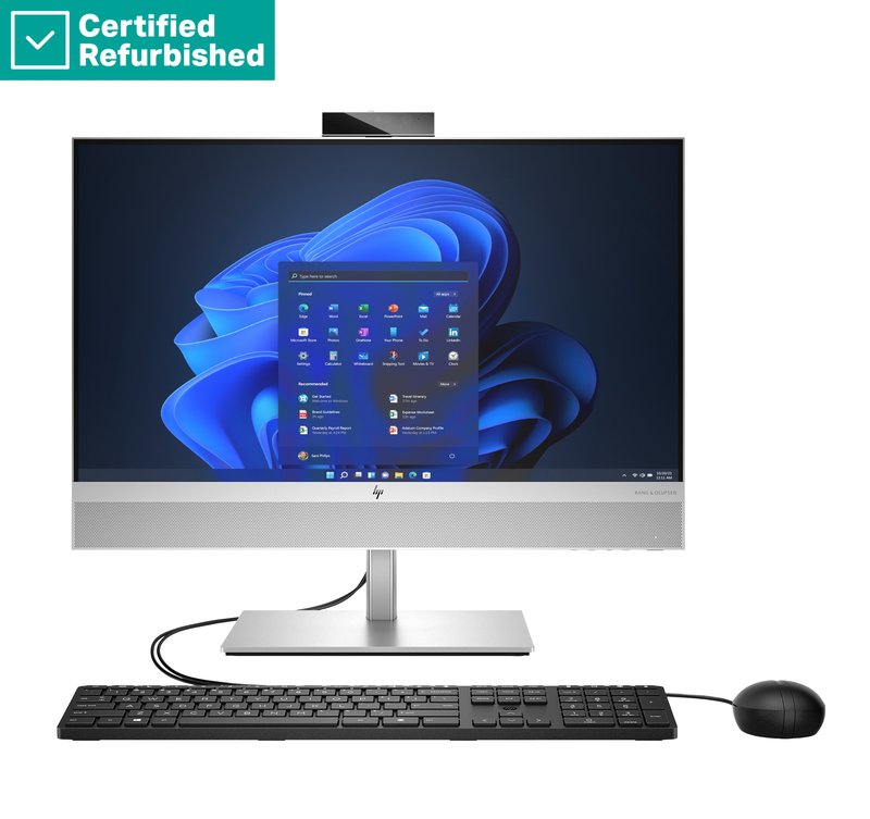 RENEW SILVER HP Elite 840 G9 AIO All-In-One 24 - i5-14500, 32GB, 512GB SSD, 23.8 FHD Touch AG, Height Adjustable, USB Mouse, Win 11 Pro, 1 years - Image 1