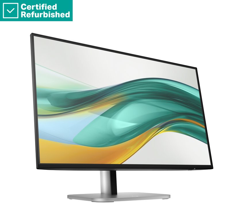 RENEW SILVER HP 524pf Series 5 Pro FHD Monitor - 23.8" 1920x1080 FHD 350-nit 100Hz AG, IPS, HDMI/DisplayPort, 4x USB-A, height adjustable/tilt/swivel/pivot, 1 years (replaces E24 G5) thumbnail 2