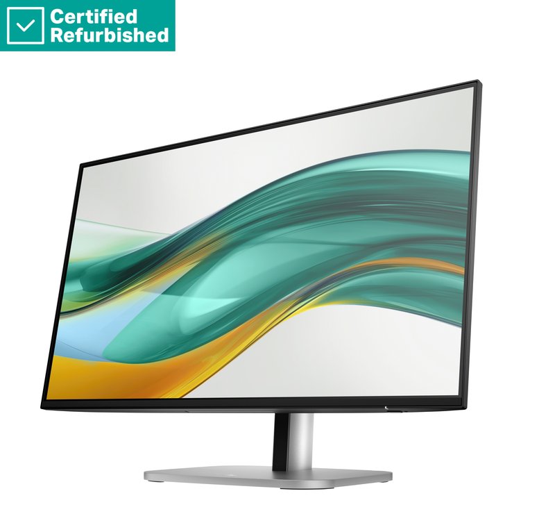 RENEW SILVER HP 524pf Series 5 Pro FHD Monitor - 23.8" 1920x1080 FHD 350-nit 100Hz AG, IPS, HDMI/DisplayPort, 4x USB-A, height adjustable/tilt/swivel/pivot, 1 years (replaces E24 G5) thumbnail 3