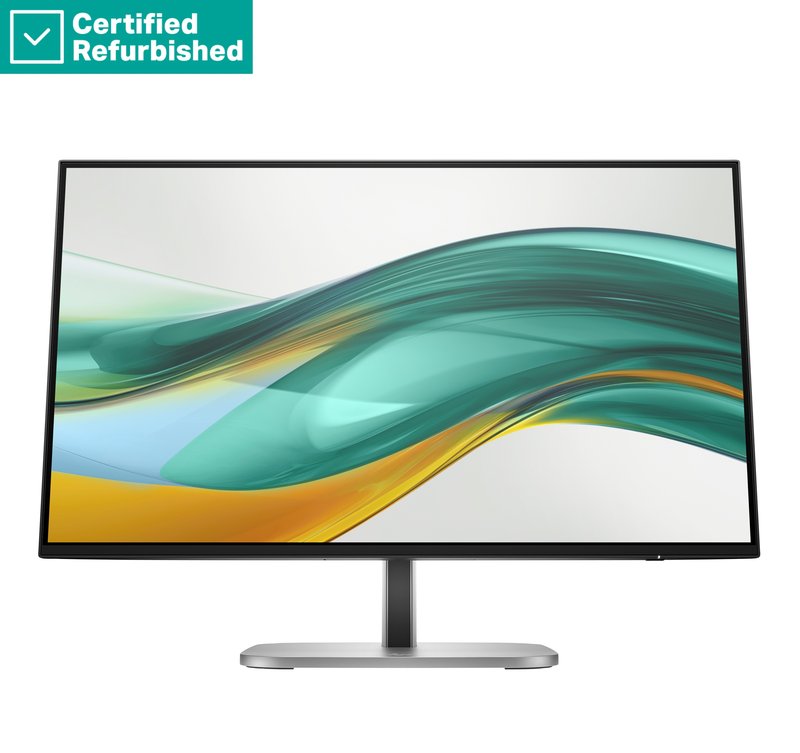 RENEW SILVER HP 524pf Series 5 Pro FHD Monitor - 23.8" 1920x1080 FHD 350-nit 100Hz AG, IPS, HDMI/DisplayPort, 4x USB-A, height adjustable/tilt/swivel/pivot, 1 years (replaces E24 G5) - Image 1