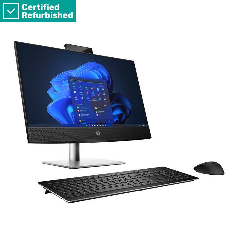 RENEW SILVER HP Pro 440 G9 AIO All-In-One - i5-14500T, 8GB, 256GB SSD, 23.8 FHD Non-Touch AG, Height Adjustable, USB Mouse, Win 11 Pro, 1 years thumbnail 2