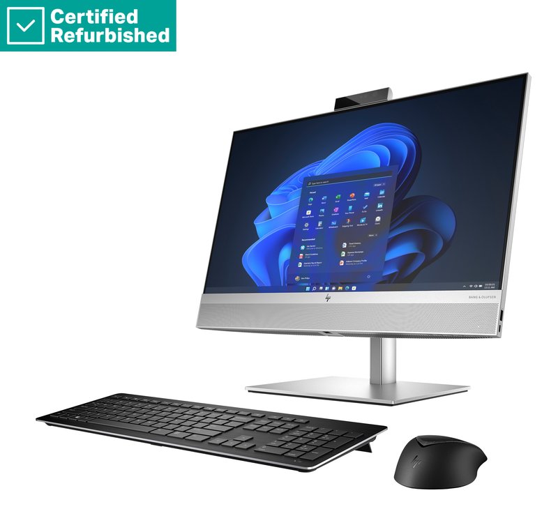 RENEW SILVER HP Elite 840 G9 AIO All-In-One 24 - i7-14700, 32GB, 1TB SSD, 23.8 FHD Touch AG, FPR, Height Adjustable, Win 11 Pro, 1 years thumbnail 4
