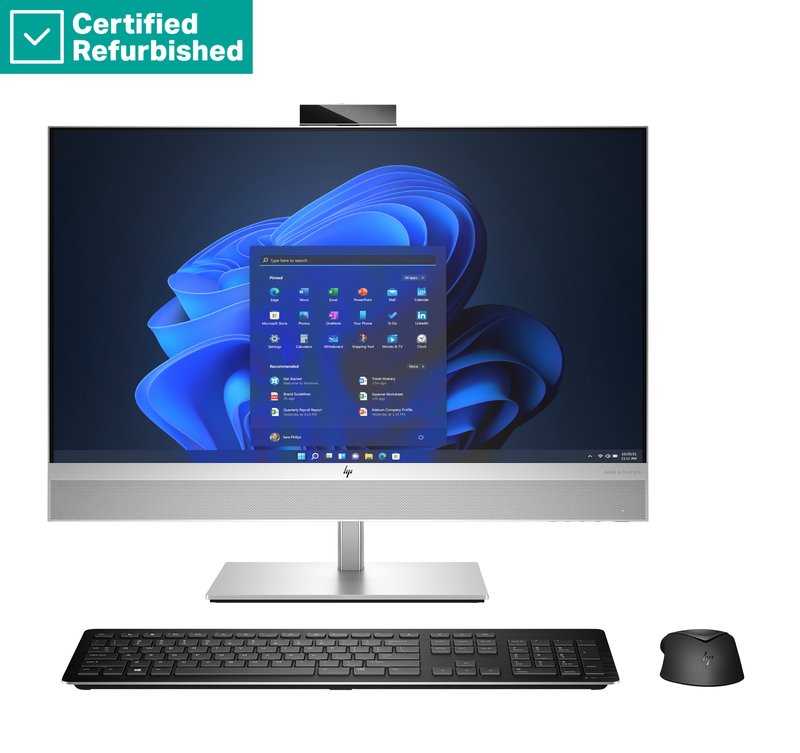 RENEW SILVER HP Elite 870 G9 AIO All-In-One 27 - i7-14700, 16GB, 512GB SSD, 27 QHD Touch AG, Height Adjustable, Win 11 Pro, 1 years - Image 1
