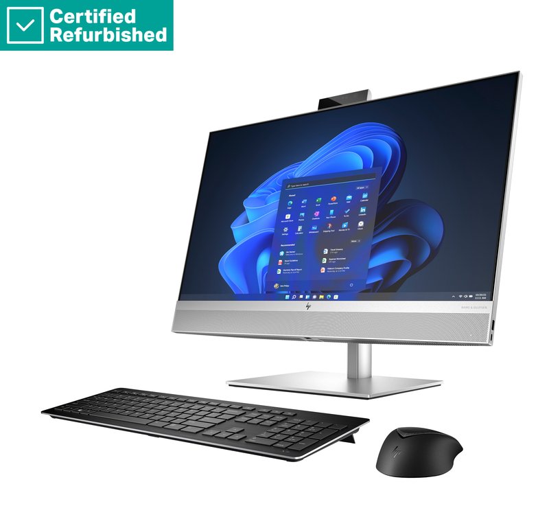 RENEW SILVER HP Elite 870 G9 AIO All-In-One 27 - i7-14700, 16GB, 512GB SSD, 27 QHD Touch AG, Height Adjustable, Win 11 Pro, 1 years thumbnail 4