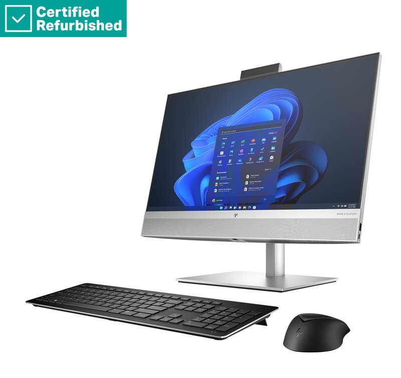 RENEW SILVER HP Elite 840 G9 AIO All-In-One 24 - i5-14600, 8GB, 256GB SSD, 23.8 FHD Non-Touch AG, Height Adjustable, Win 11 Pro, 1 years thumbnail 4