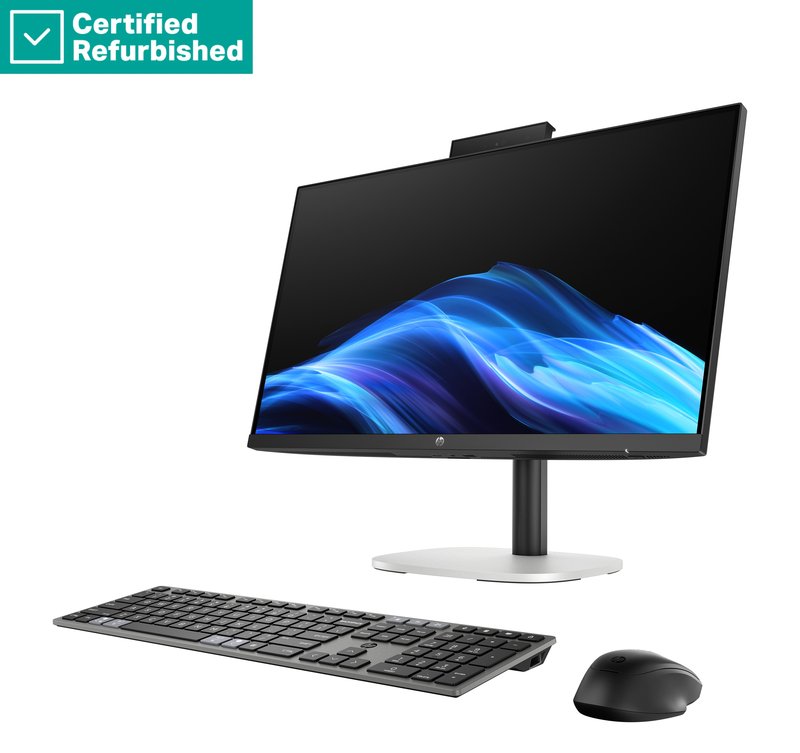 RENEW SILVER HP ProStudio 4 AIO All-In-One 24 - Ultra 5-235, 32GB, 512GB SSD, 23.8 FHD Touch AG, Height Adjustable, USB Mouse, Win 11 Pro, 1 years thumbnail 4